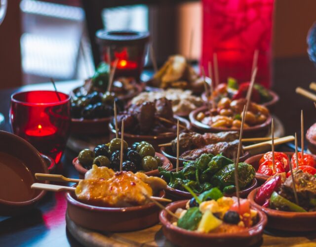 tapas catering plate in Ibiza