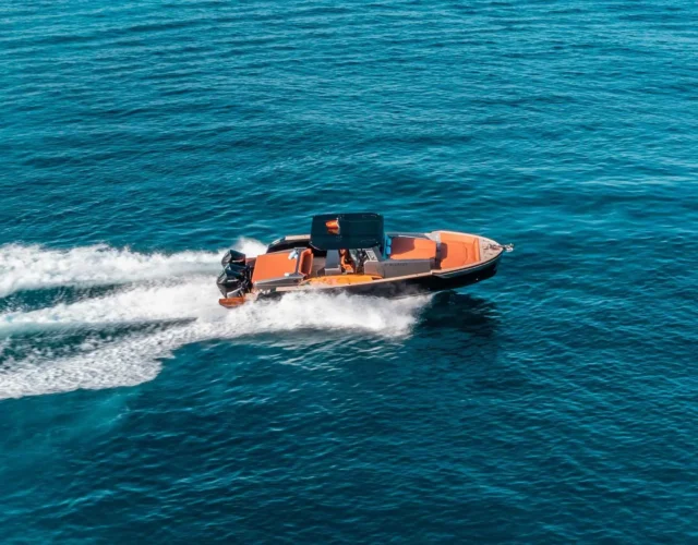 Reale Heritage Ibiza Yacht in Blue waters