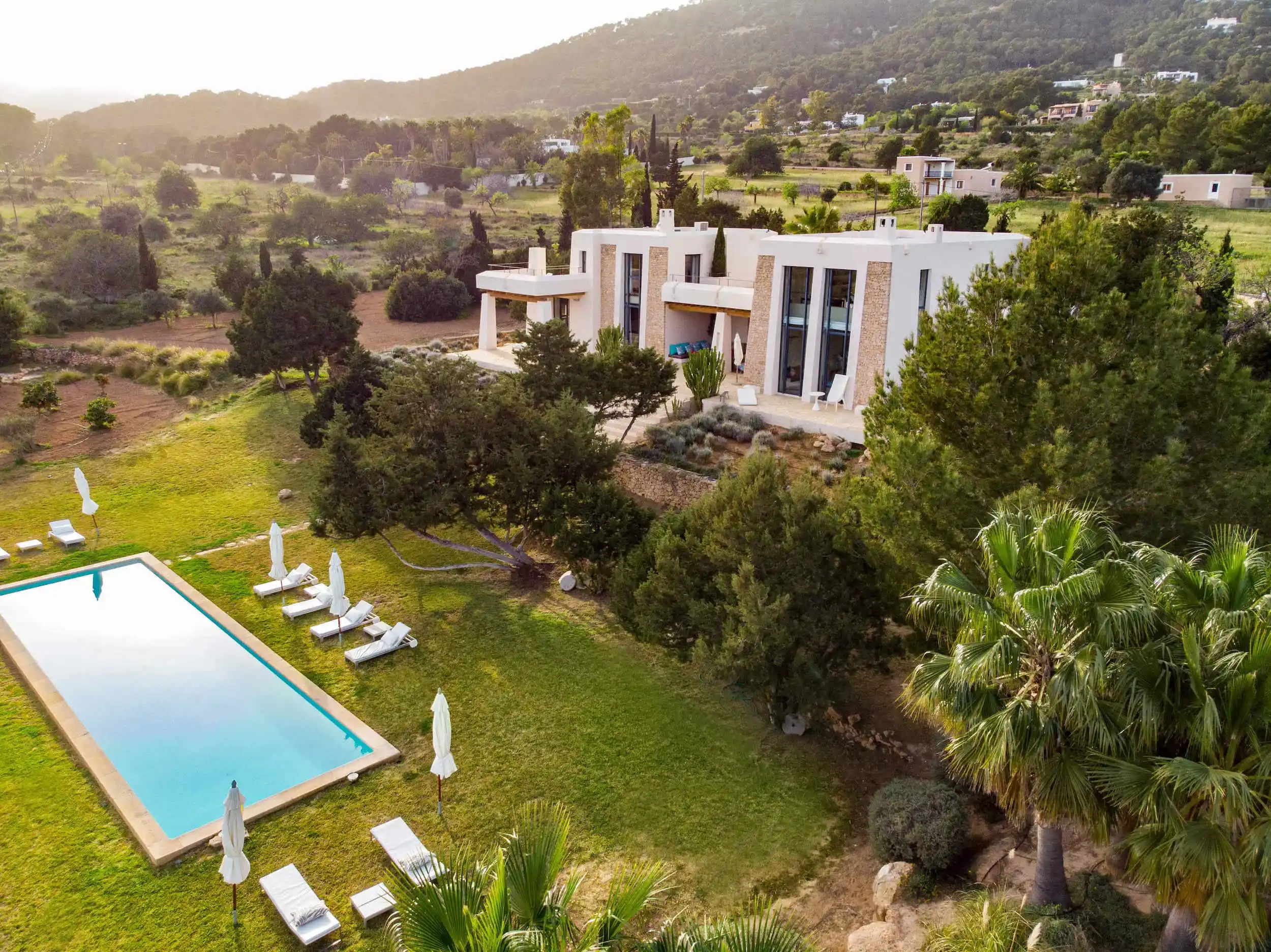 A modernist fortress with fantastic Es Cubells location