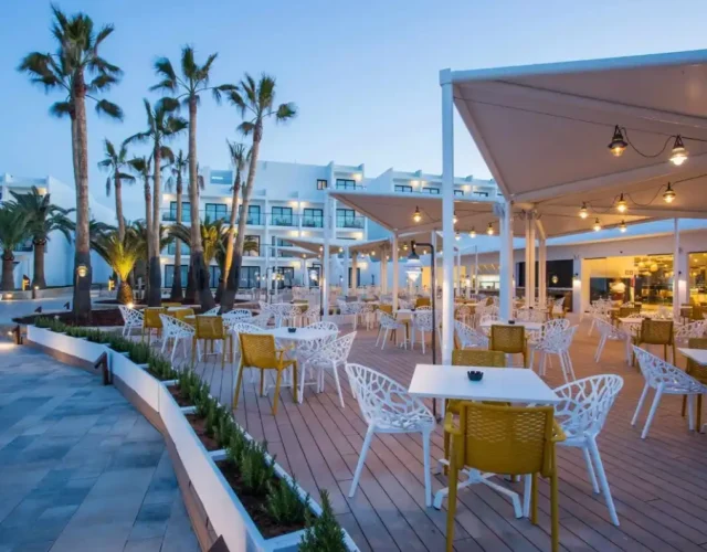 nice open plan restaurant at the beach